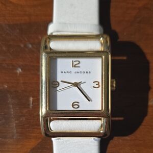 White Marc Jacobs Leather Watch